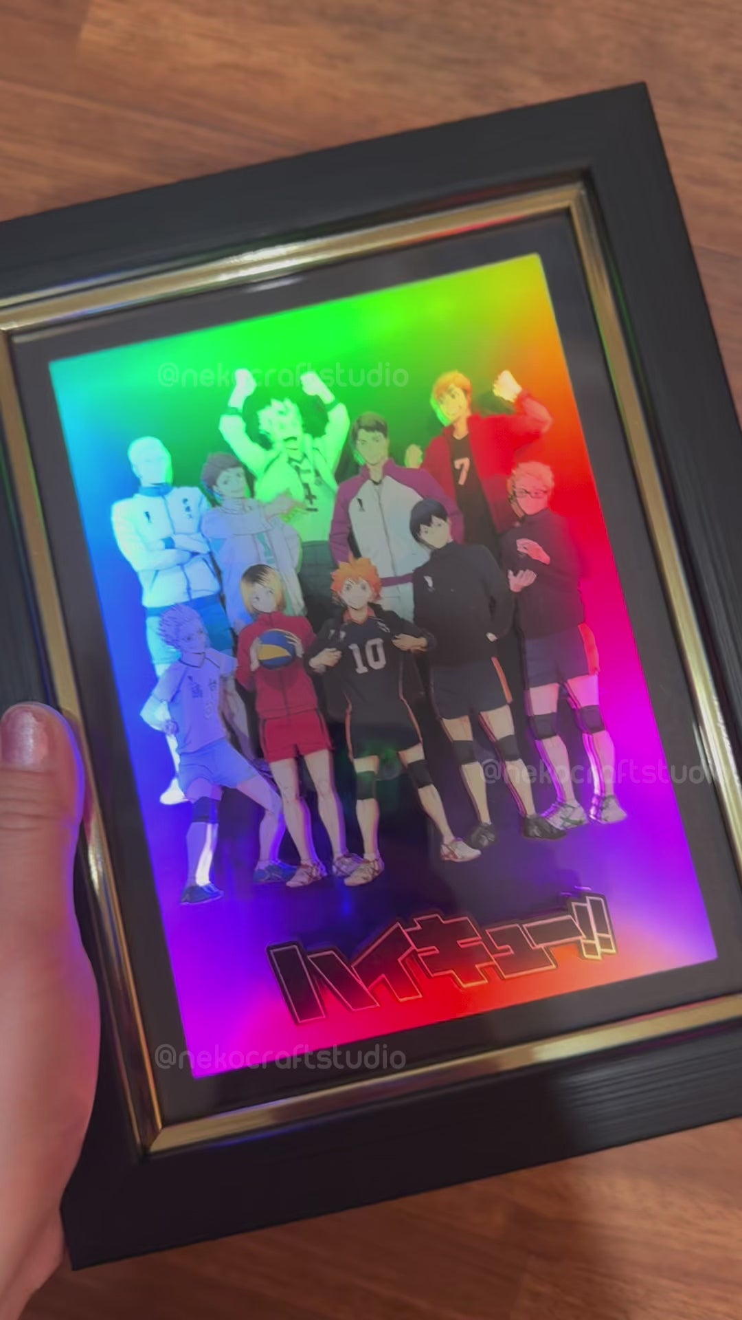 Haikyu Group -3D Paper Cut Art Frame
