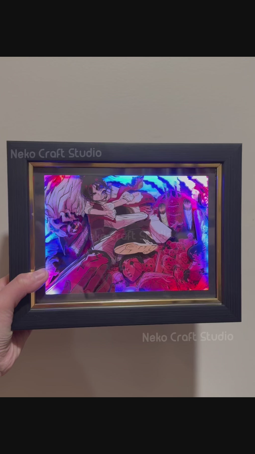 Dandadan - 3D Paper Cut Art Frame