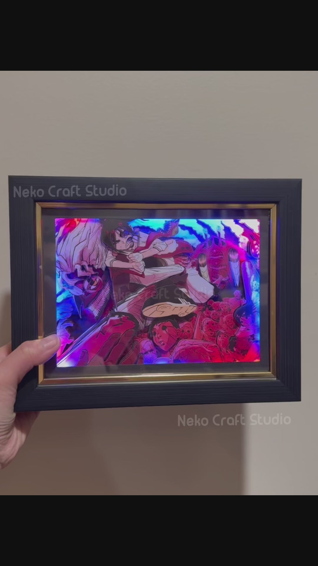 Dandadan - 3D Paper Cut Art Frame