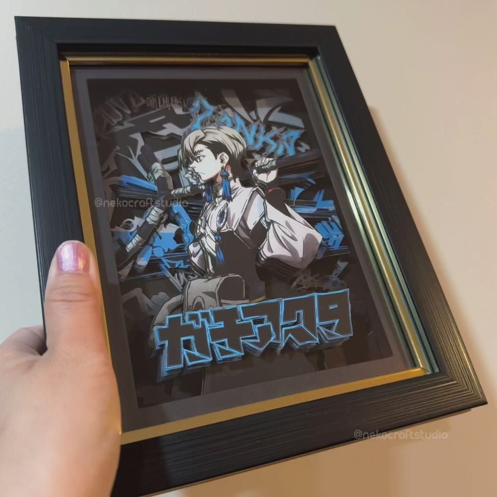 Gachiakuta -Zenka -3D Paper Cut Art Frame